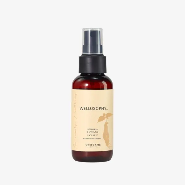 Bruma Facial Replenish & Energise Wellosophy con Ginseng Siberiano